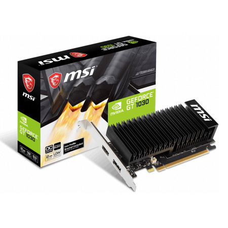 Carte Graphique Nvidia MSI GeForce GT1030 2GHD4 OC Low Profile