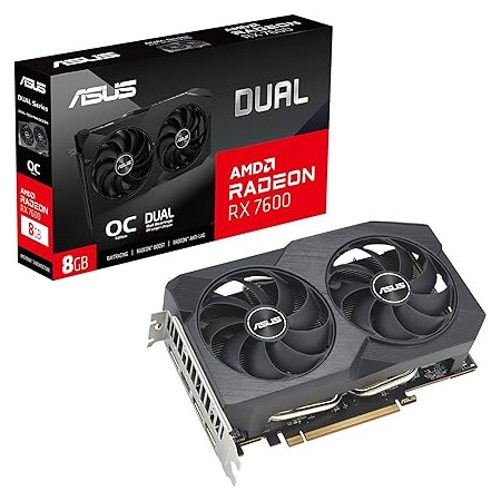 Carte Graphique AMD Asus Radeon RX 7600 Dual V2 OC 8Go