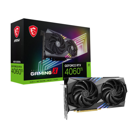 Carte Graphique Nvidia MSI GeForce RTX 4060 Ti Gaming X 8Go